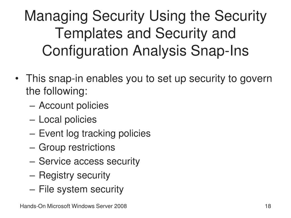 PPT Security Enhancements in Windows Server 2008 PowerPoint Presentation ID6237444