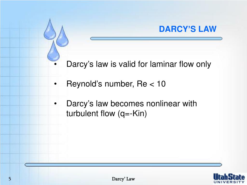 PPT Darcy’s Law (1856) PowerPoint Presentation, free download ID6237593