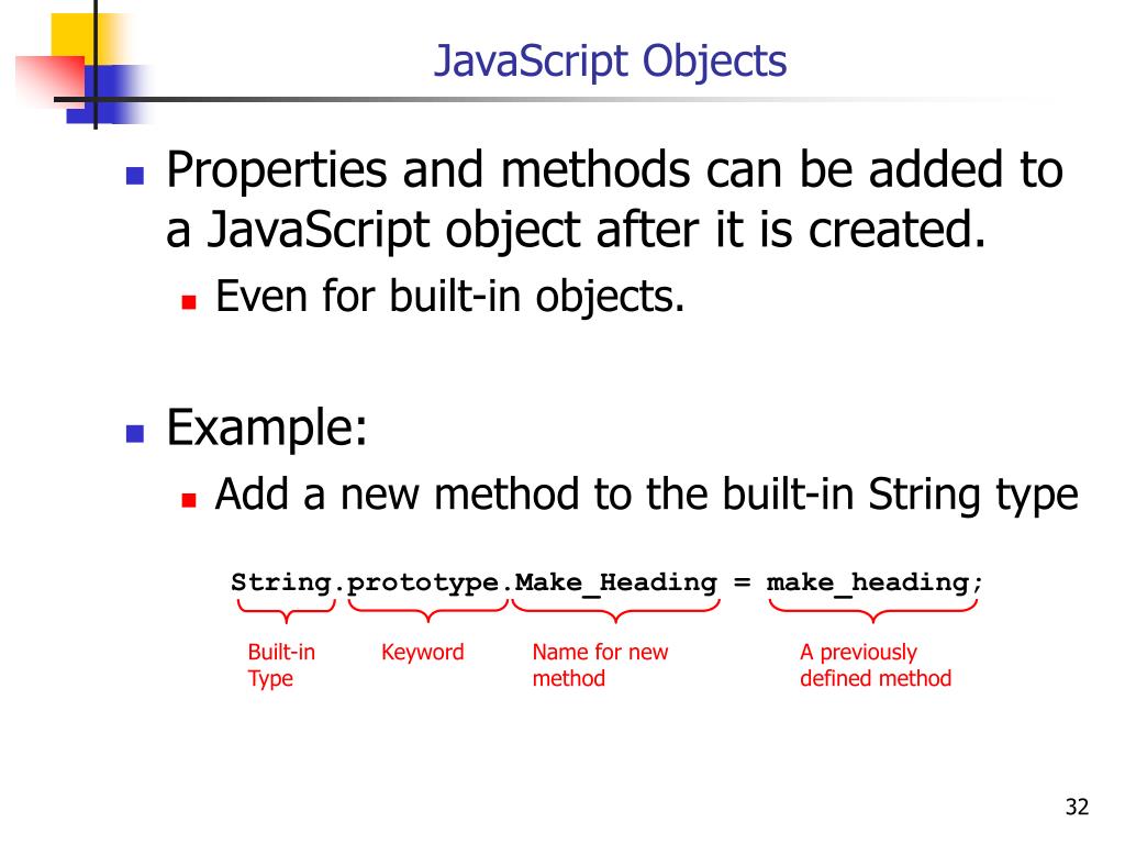 PPT JavaScript Functions and Objects PowerPoint Presentation, free