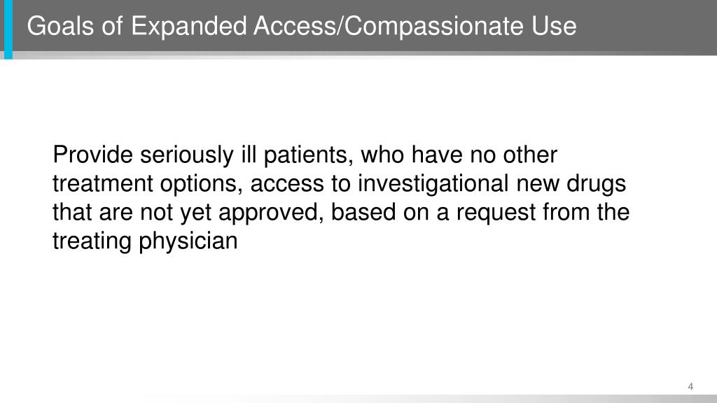 PPT Industry Perspective Expanded Access Programs PowerPoint