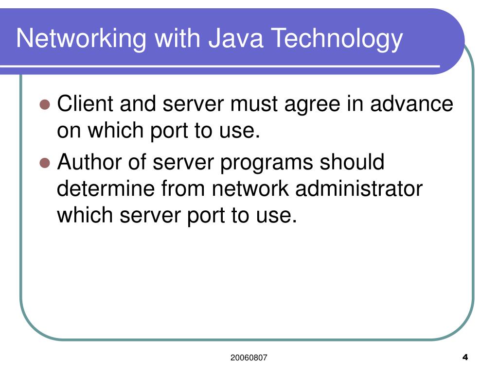 PPT Java Networking PowerPoint Presentation, free download ID6240066