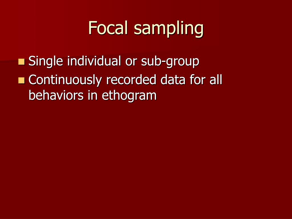 PPT How can we quantitatively describe what an animal is doing