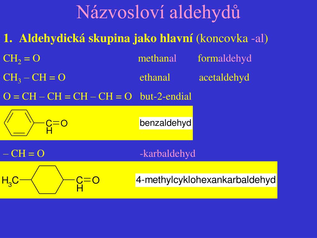 PPT Aldehydy a ketony PowerPoint Presentation, free download ID6242607