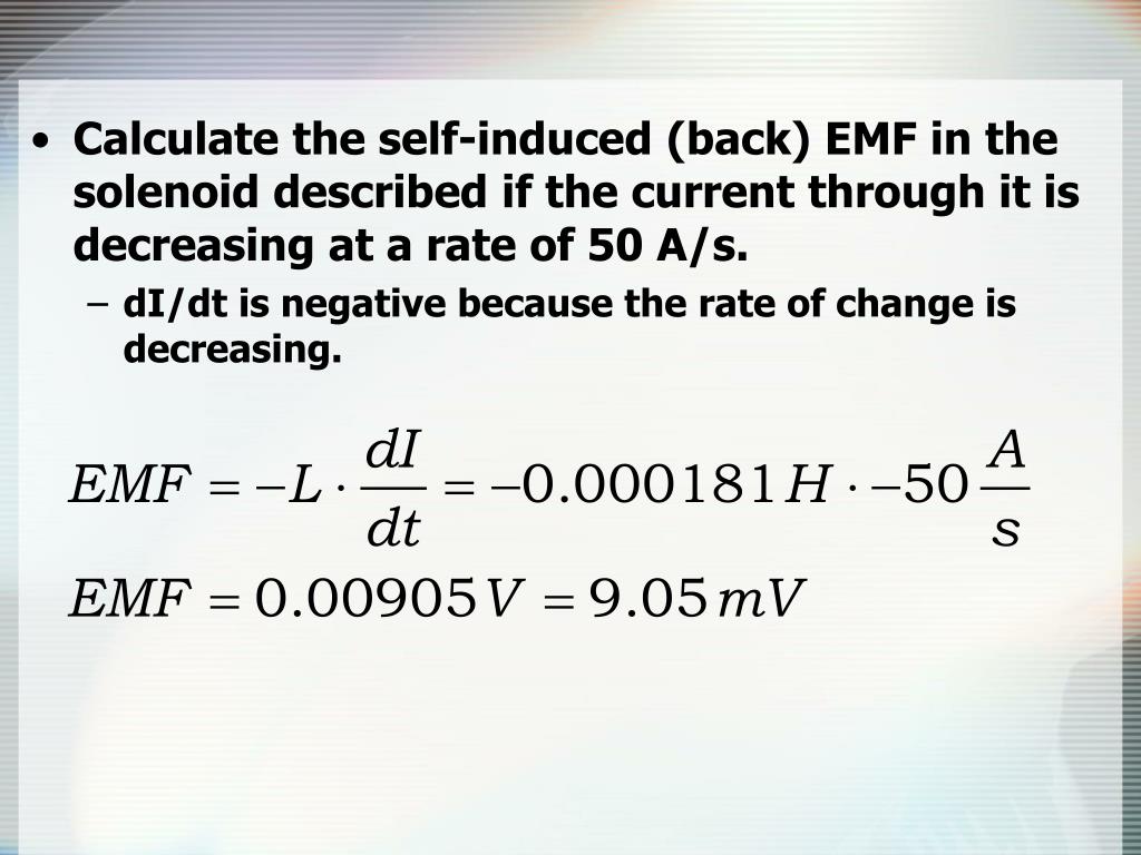 PPT SelfInductance PowerPoint Presentation, free download ID6245203