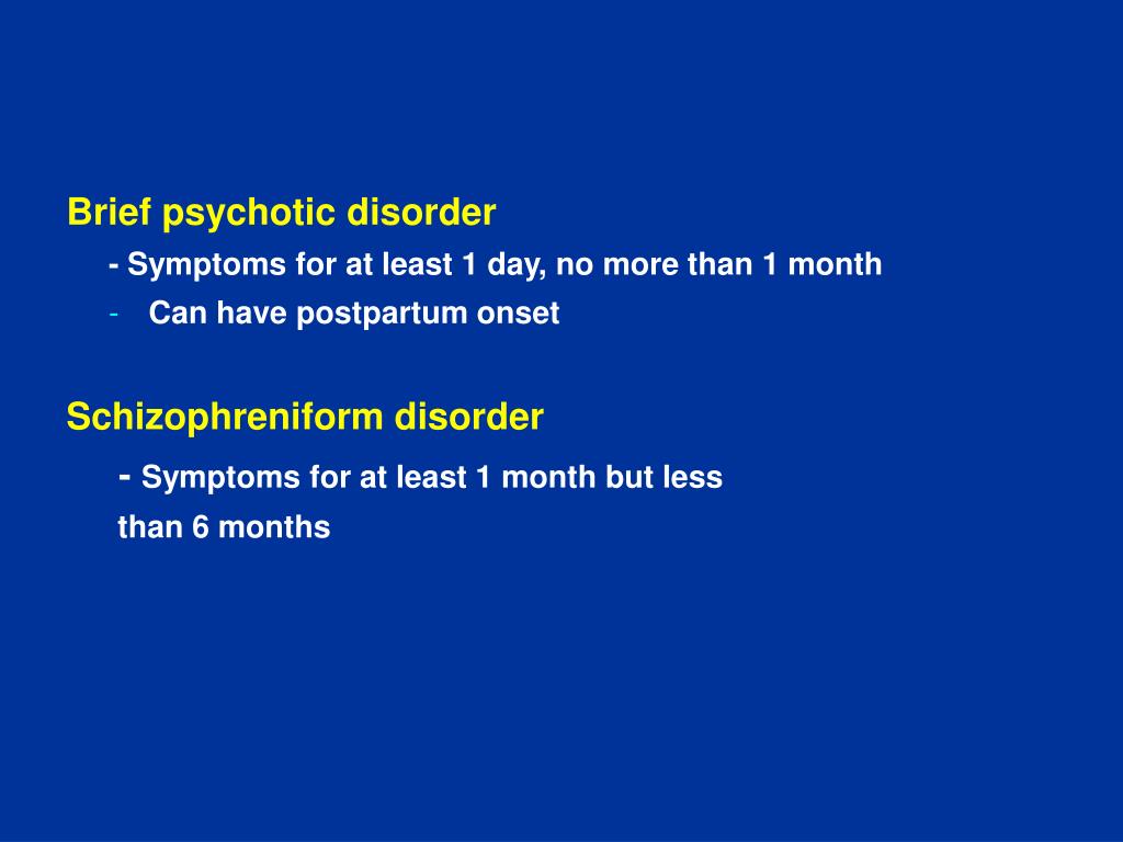 PPT Other Psychotic Disorders PowerPoint Presentation, free download