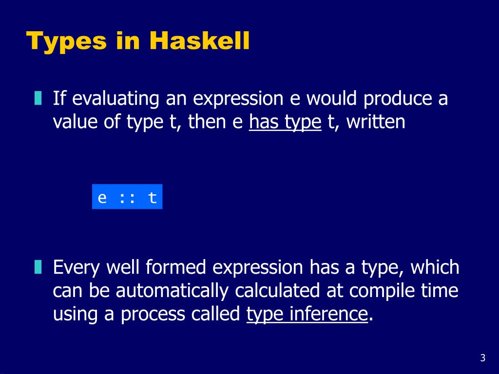 PPT PROGRAMMING IN HASKELL PowerPoint Presentation, free download