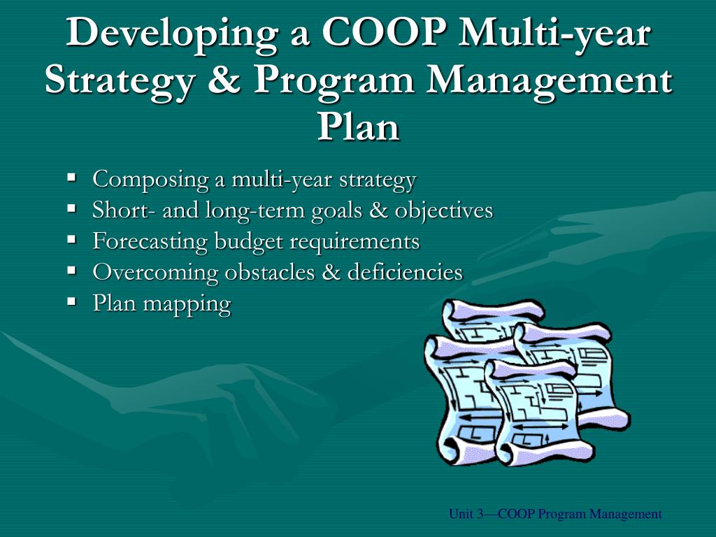 PPT Unit 3 COOP Program Management PowerPoint Presentation, free