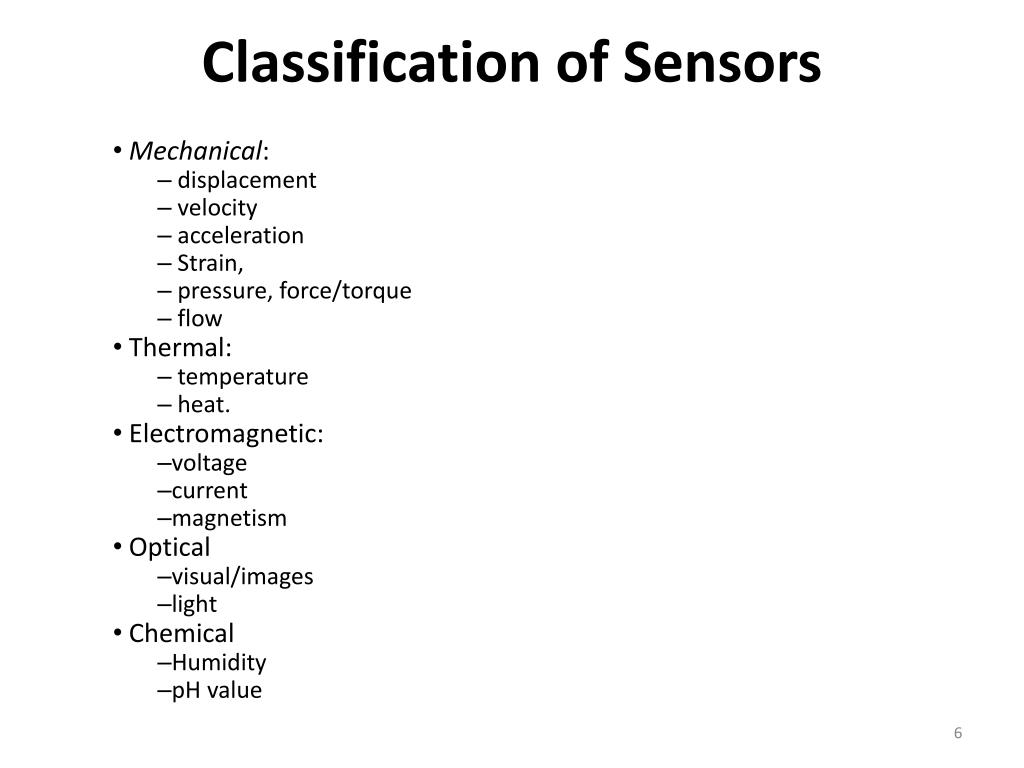 PPT Sensors PowerPoint Presentation, free download ID6249490