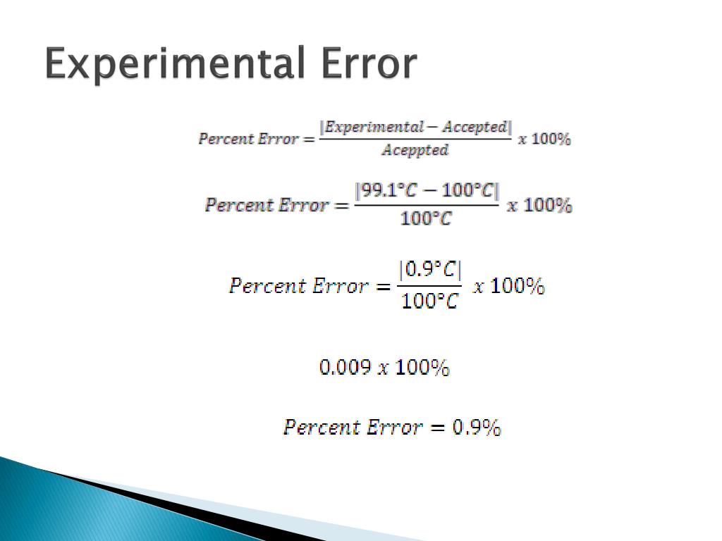 PPT Introduction to Chemistry & Experimental Error PowerPoint