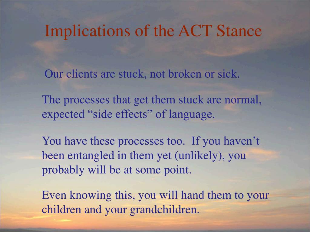 PPT A Brief Introduction to Acceptance & Commitment Therapy