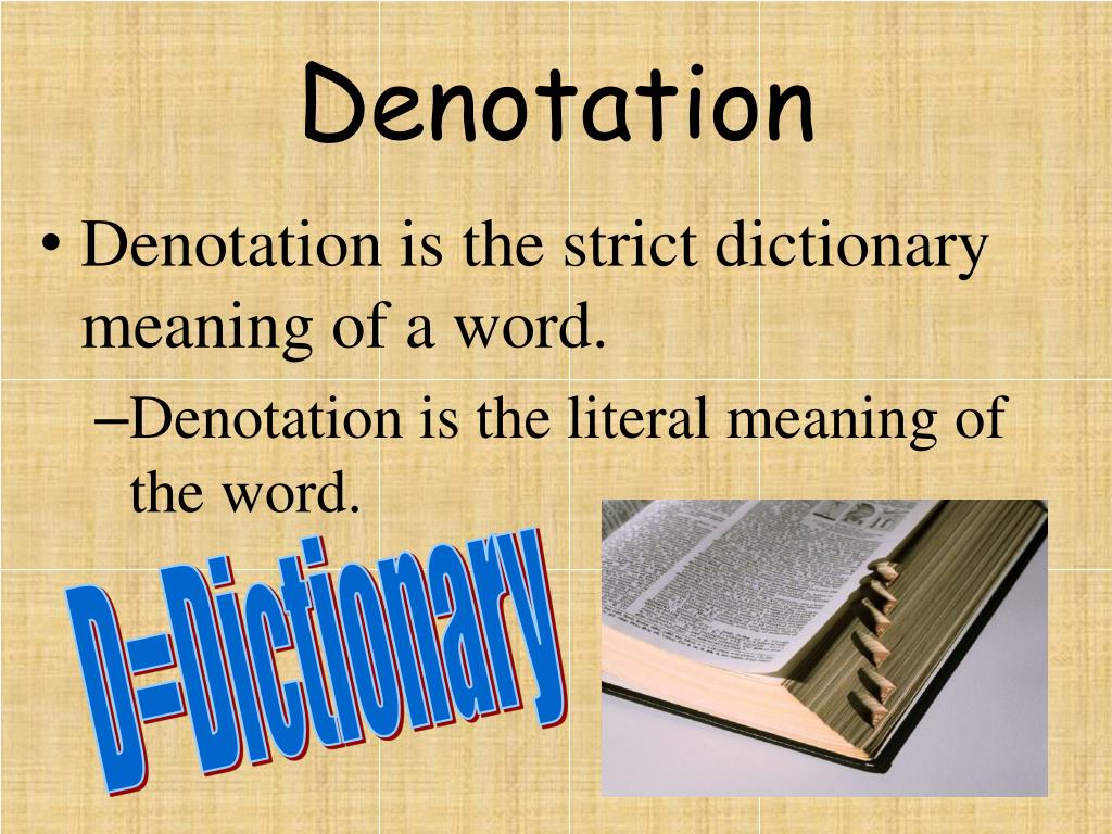 PPT Denotation and Connotation PowerPoint Presentation, free download