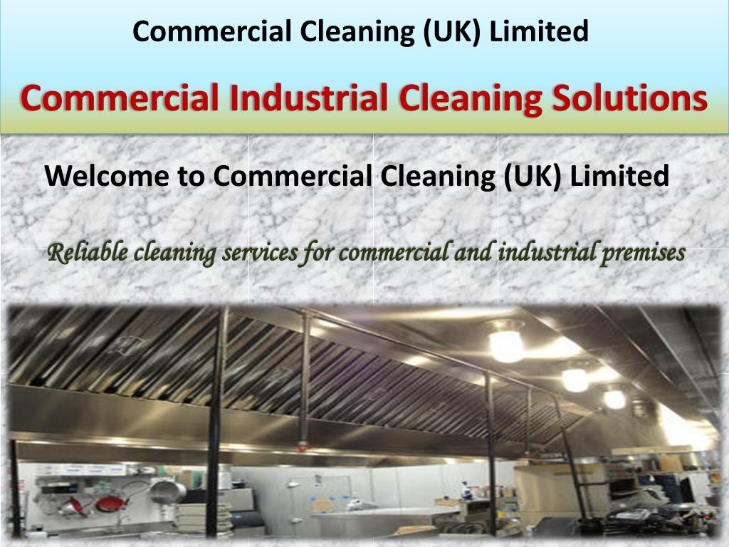 PPT Commercial Industrial Cleaning Solutions PowerPoint Presentation