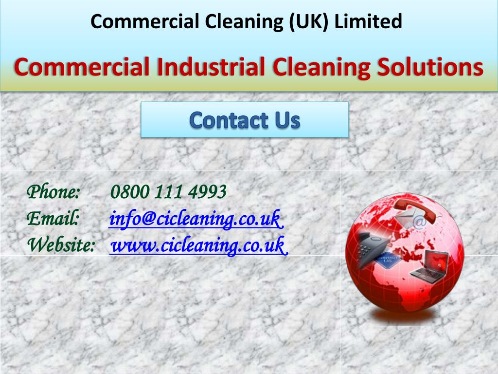 PPT Commercial Industrial Cleaning Solutions PowerPoint Presentation