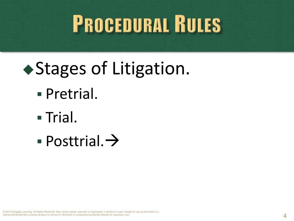 PPT Chapter 3 Court Procedures PowerPoint Presentation, free