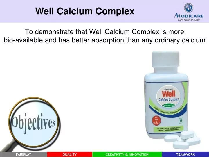 PPT Well Calcium Complex PowerPoint Presentation, free download ID6267039