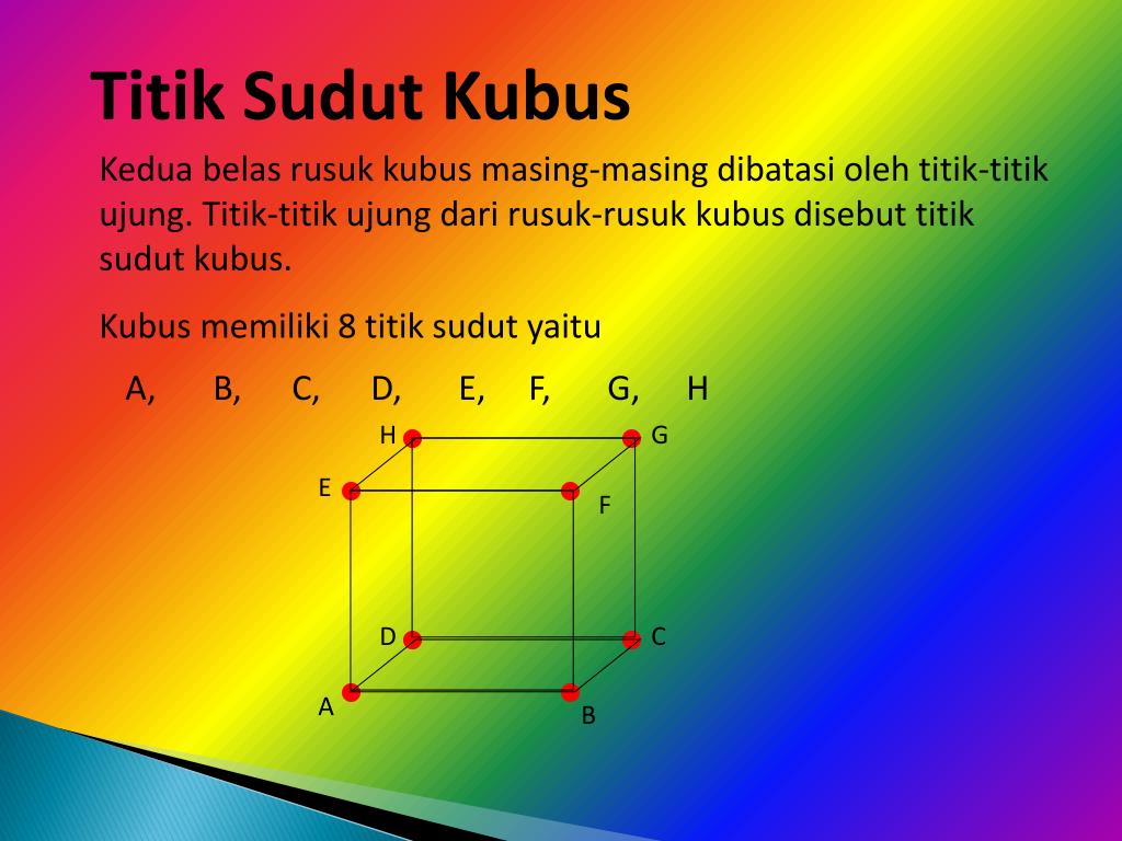 PPT BANGUN RUANG SISI DATAR (KUBUS & UNSURUNSURNYA) PowerPoint