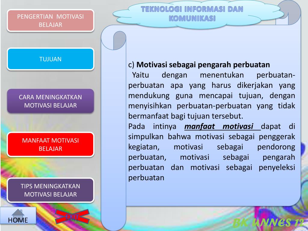 PPT Meningkatkan Motivasi Belajar Siswa PowerPoint Presentation, free