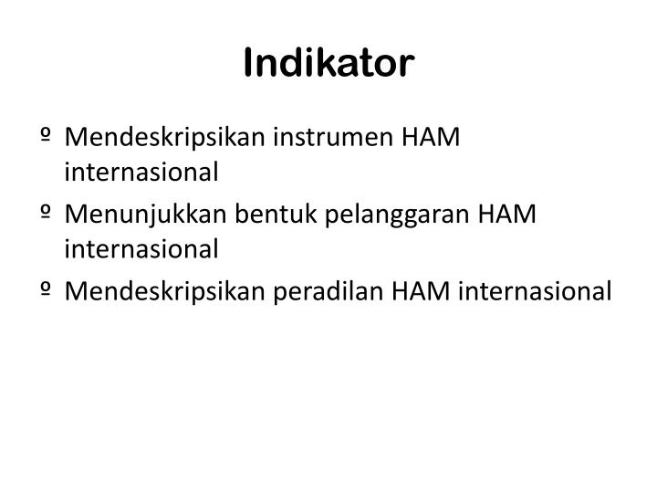 PPT Instrumen Hukum Dan Peradilan Internasional HAM PowerPoint