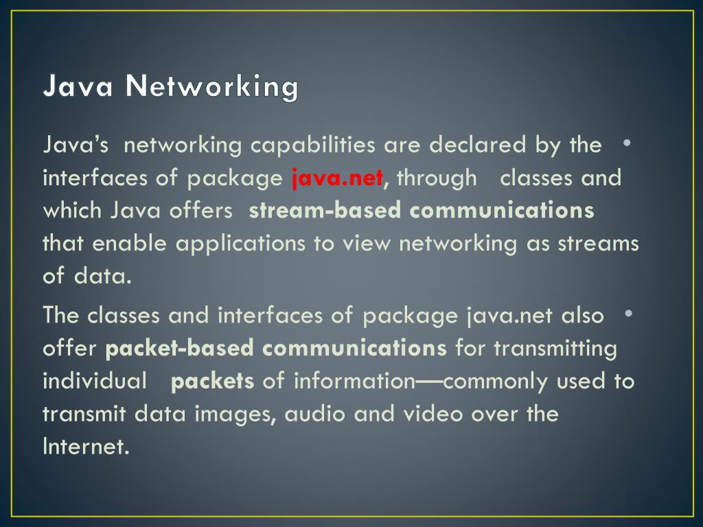 PPT Networking with Sockets PowerPoint Presentation, free download