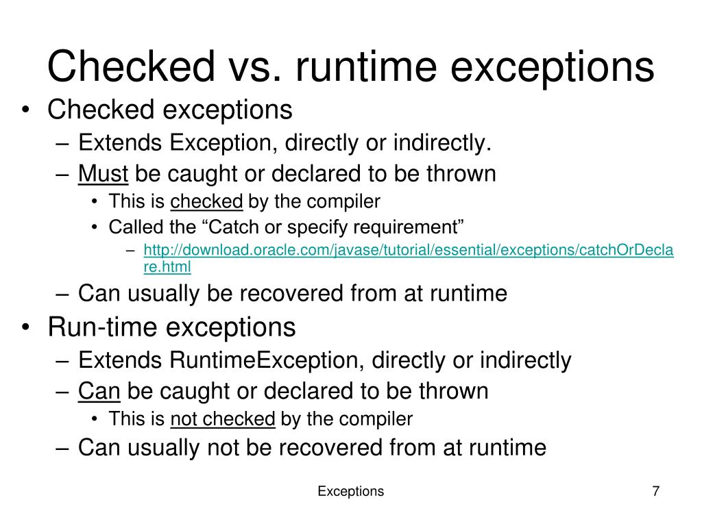 PPT Exceptions PowerPoint Presentation, free download ID6292119