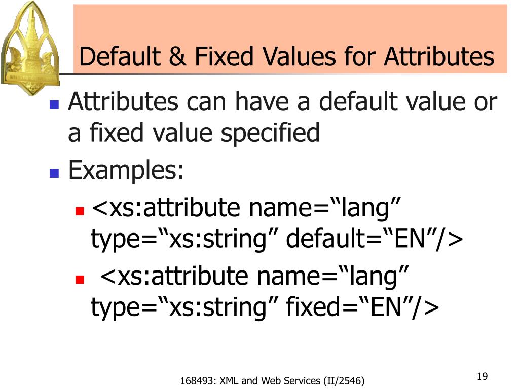 PPT XSD XML Schema Language PowerPoint Presentation, free download