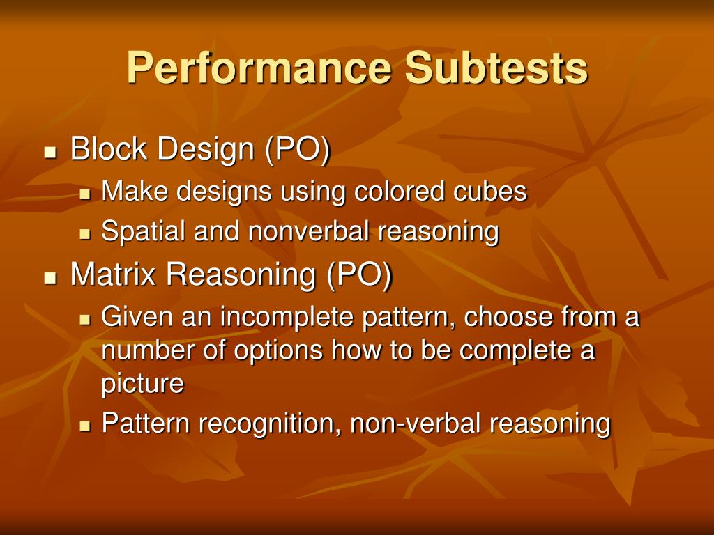 PPT Wechsler Adult Intelligence Scales PowerPoint Presentation, free