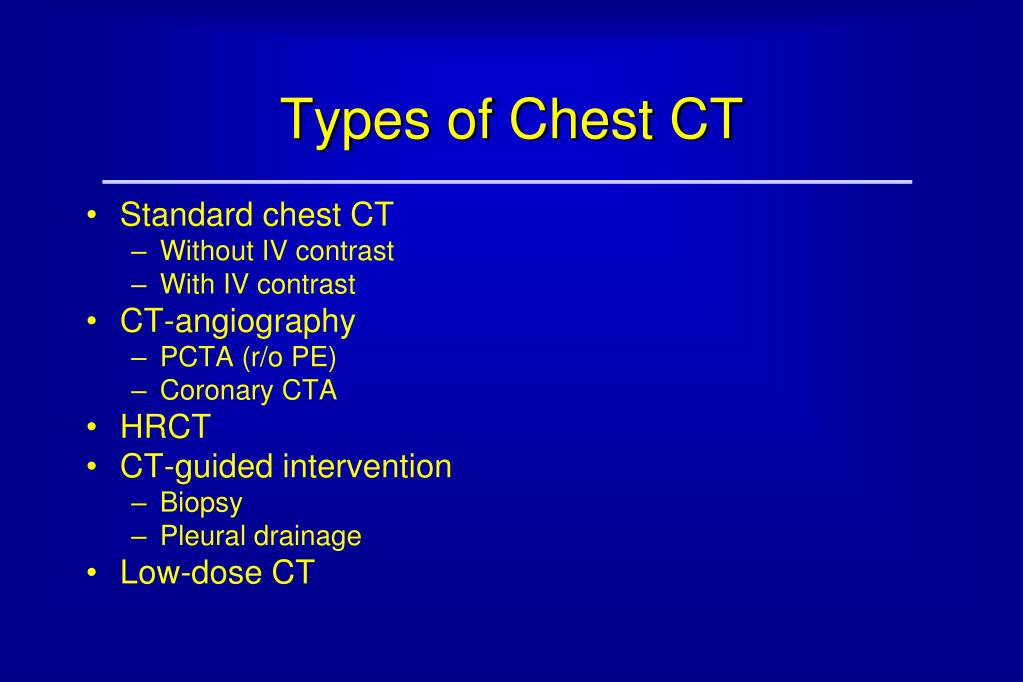 PPT CT of the Chest PowerPoint Presentation, free