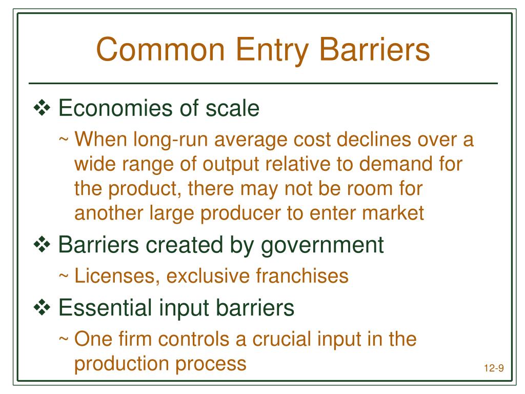 PPT Chapter 12 Managerial Decisions for Firms with Market Power