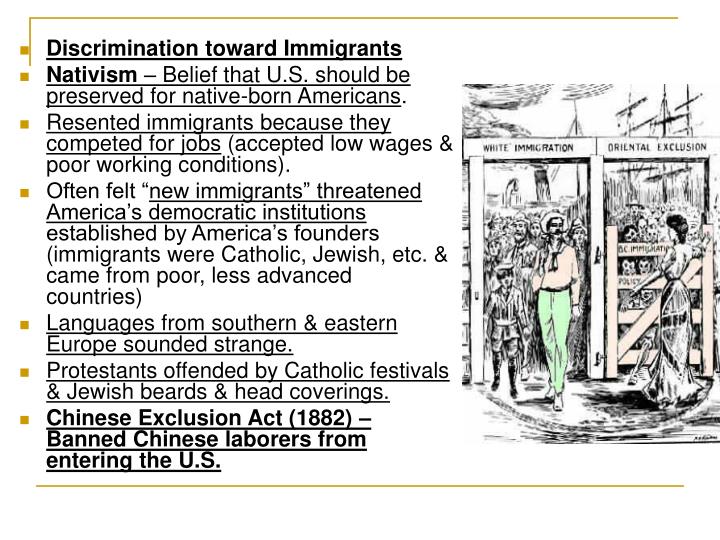 PPT Ch.7 Immigrants & Urbanization (1870 1920) PowerPoint