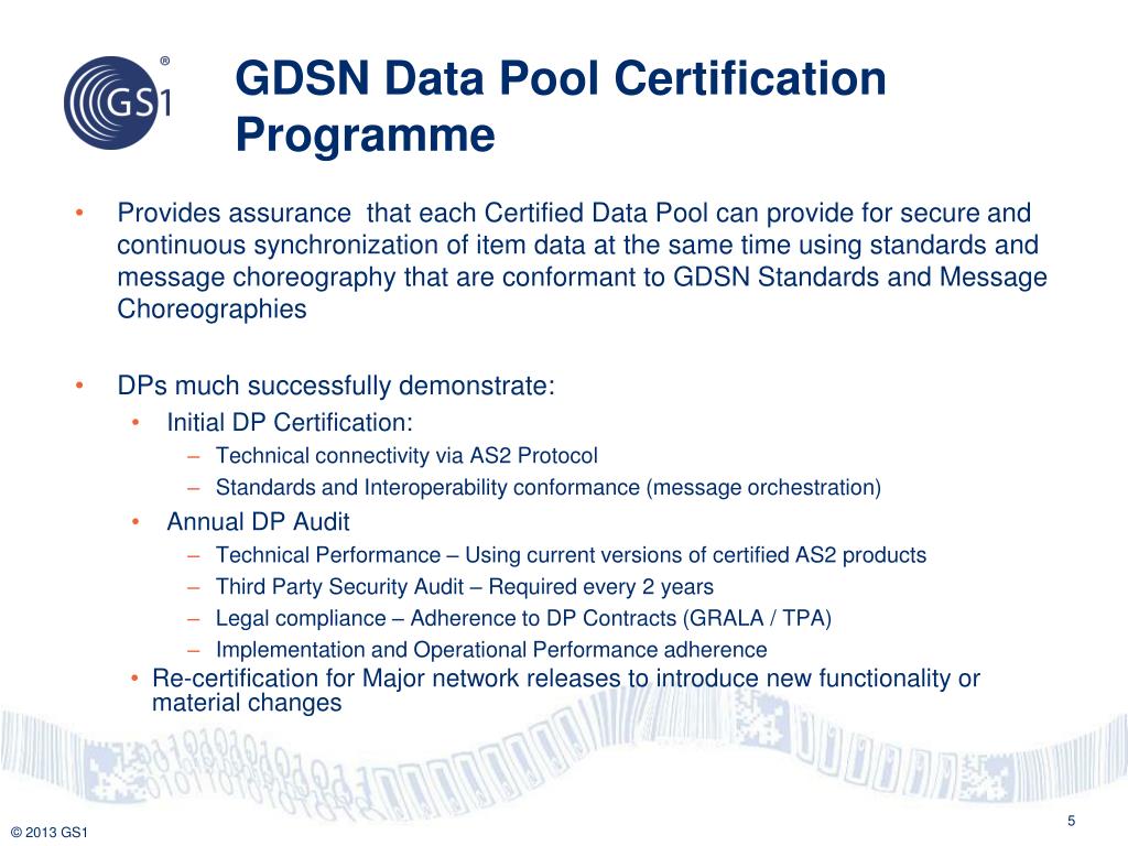 PPT GS1 Certification & Accreditation Programmes PowerPoint