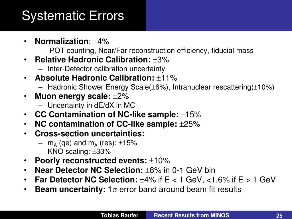 PPT Recent Results from the MINOS Neutrino Oscillation Experiment PowerPoint Presentation ID