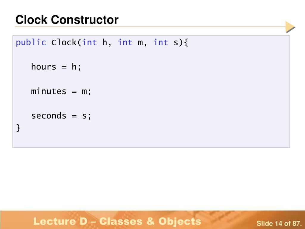 PPT Lesson 4 Classes & Objects PowerPoint Presentation, free