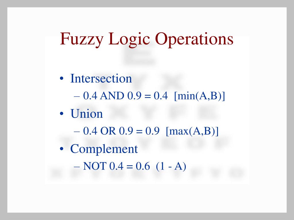 PPT Fuzzy Logic Control Systems PowerPoint Presentation, free