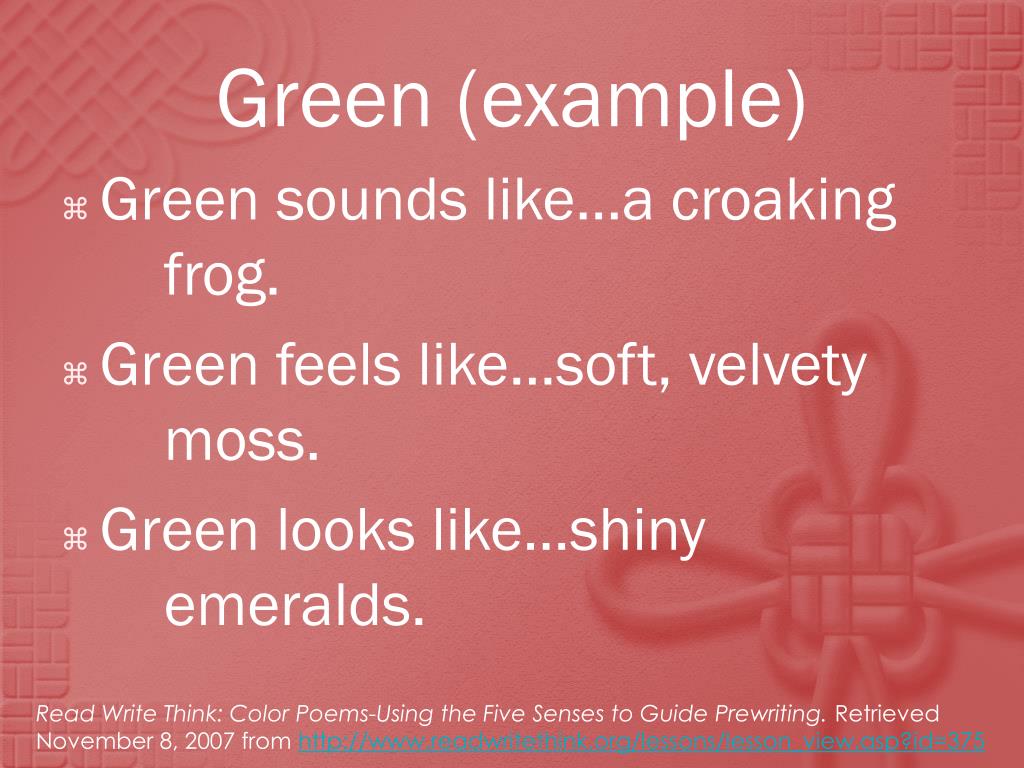 PPT Color Poetry PowerPoint Presentation, free download ID6310174