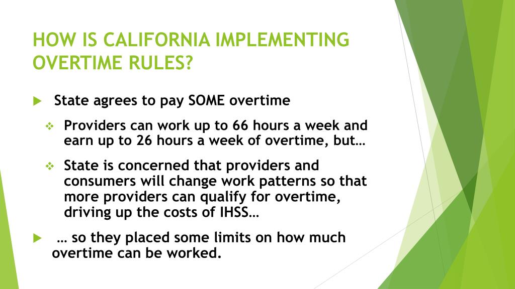 PPT New Rules for IHSS Overtime and Related Changes October 21, 2014