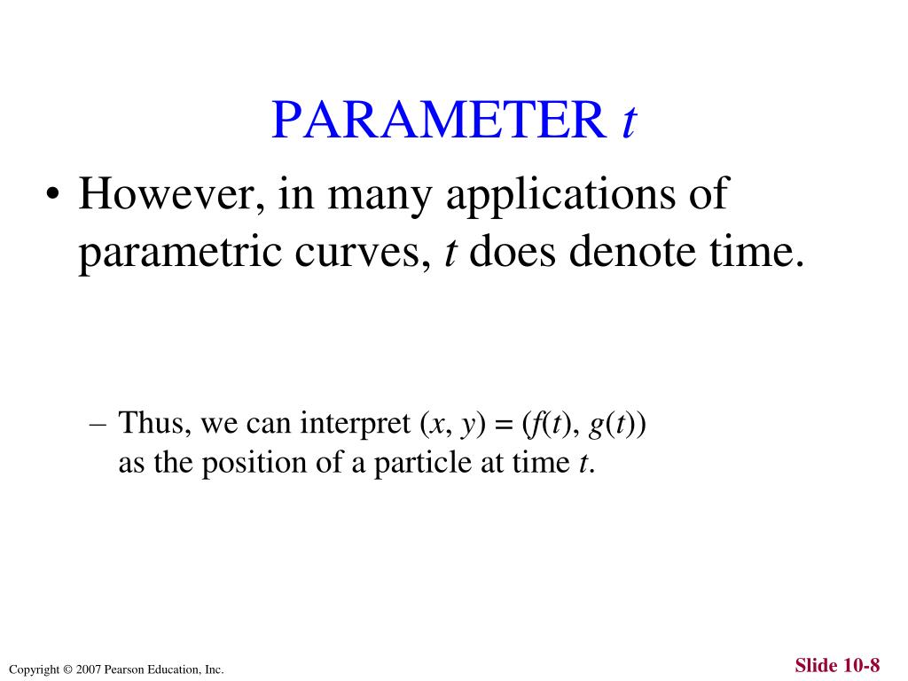 PPT Parametric Equations PowerPoint Presentation, free download ID