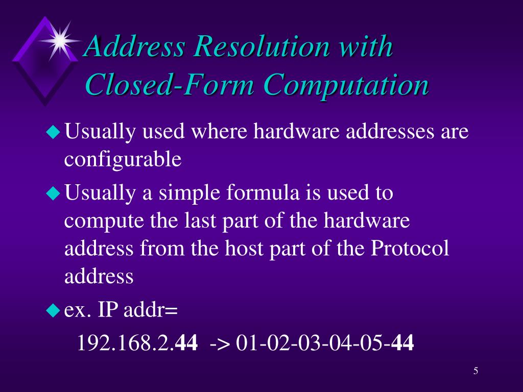 PPT Address Resolution PowerPoint Presentation, free download ID