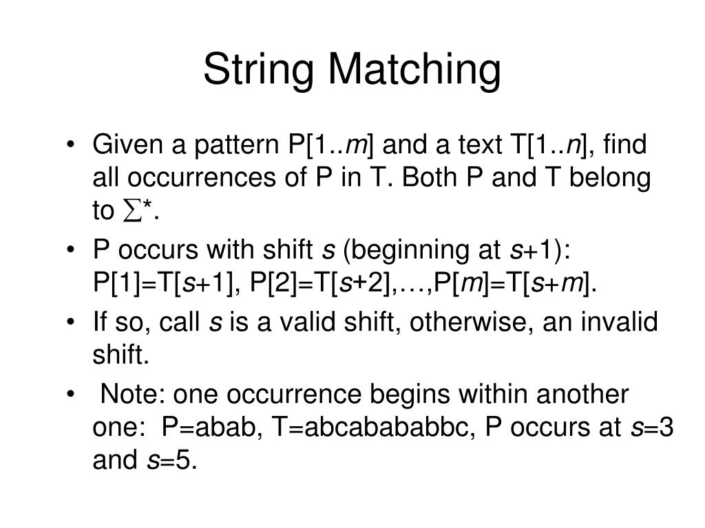 PPT Graph and String Matching PowerPoint Presentation, free download ID6324393
