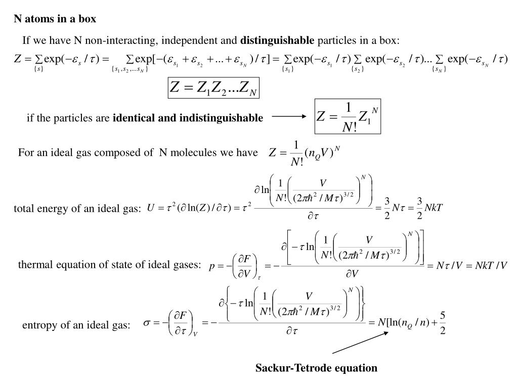 PPT The Helmholtz free energy PowerPoint Presentation, free download ID6326188