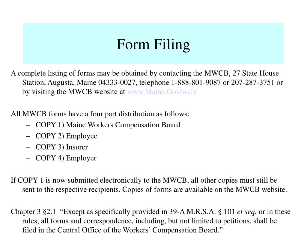 PPT Maine Workers’ Compensation Board PowerPoint Presentation, free
