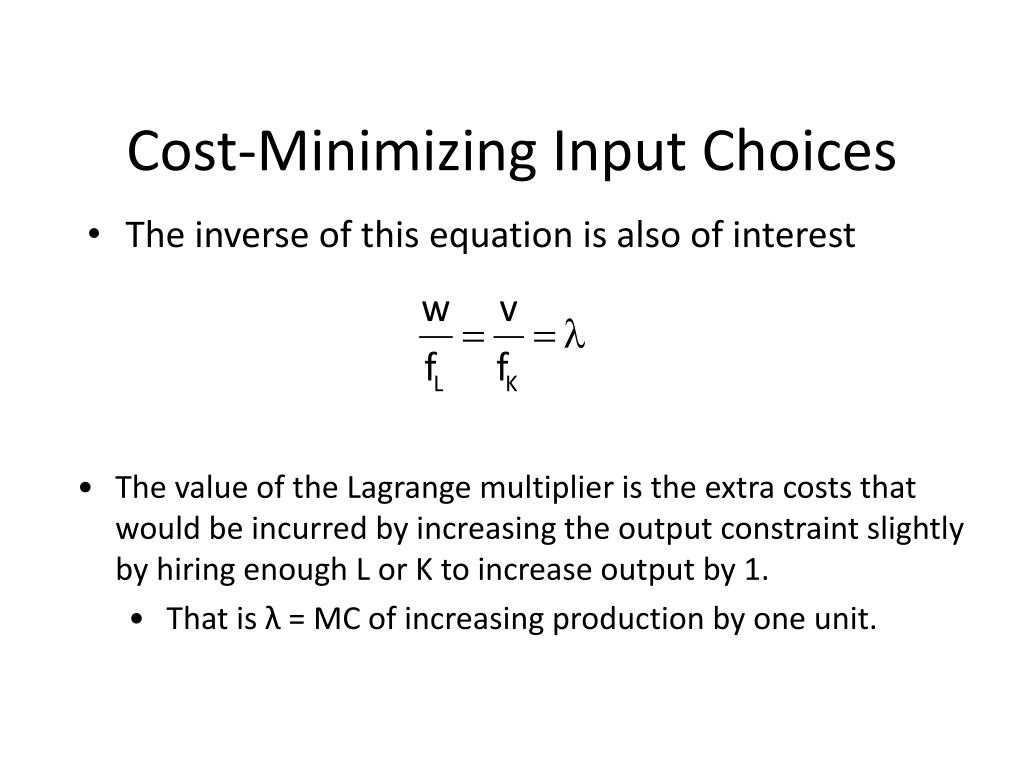PPT Cost Minimization PowerPoint Presentation, free download ID6331672