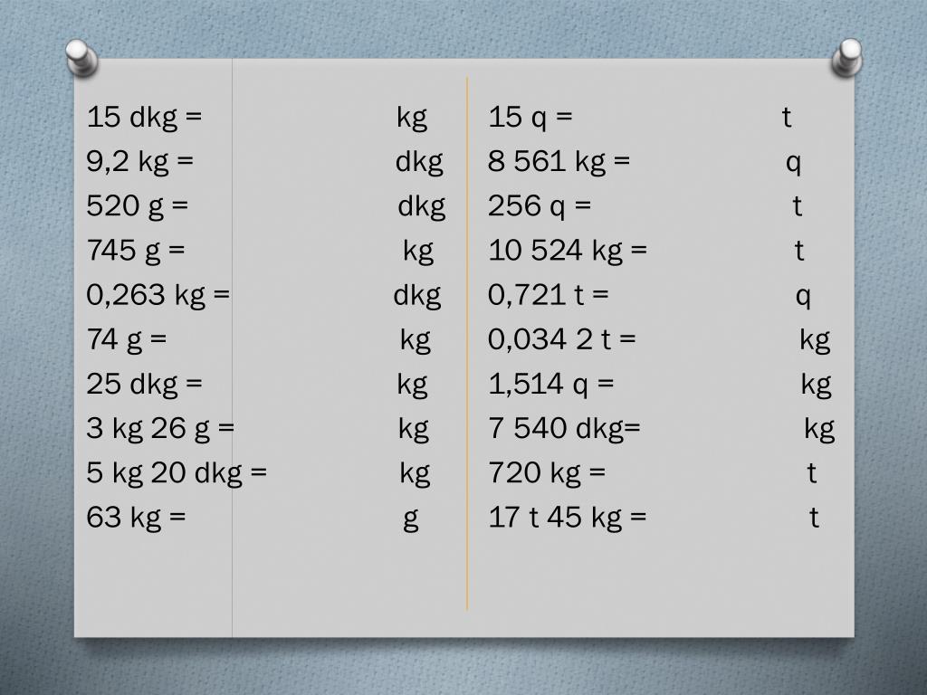 Převody jednotek z dkg na g / europancz.cz