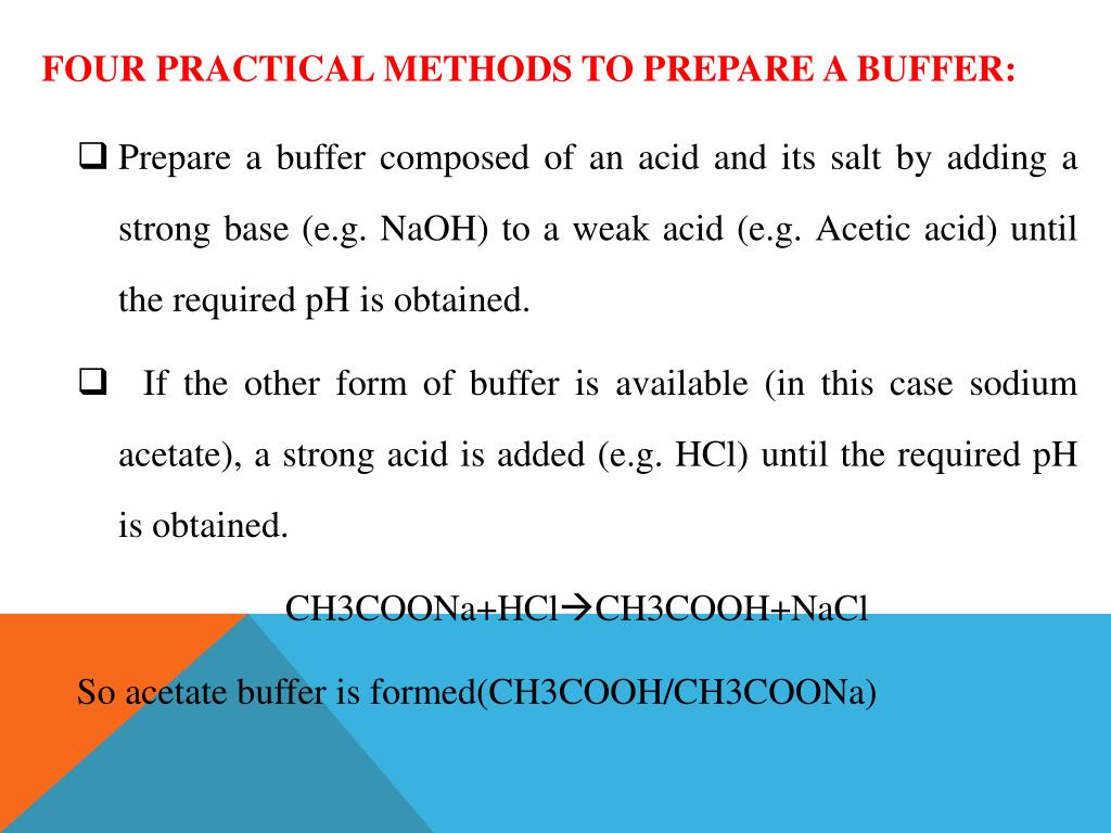 PPT Preparation of buffers PowerPoint Presentation, free download