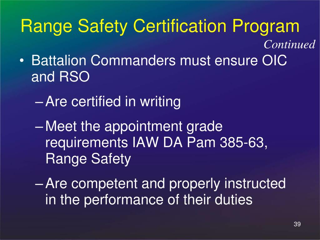 PPT Weapons and Range Safety PowerPoint Presentation, free download