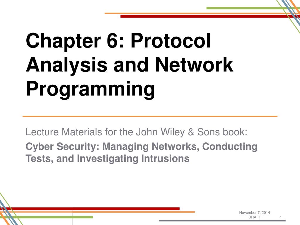 PPT Chapter 6 Protocol Analysis and Network Programming PowerPoint