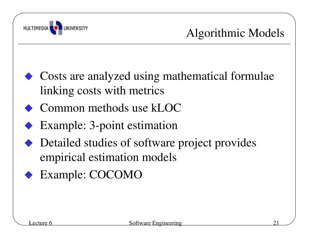 PPT Software Cost Estimation PowerPoint Presentation, free download