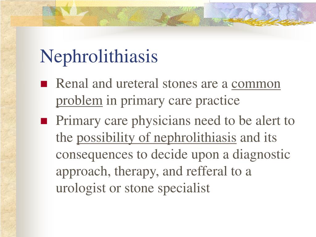 PPT Nephrolithiasis PowerPoint Presentation, free download ID6342459