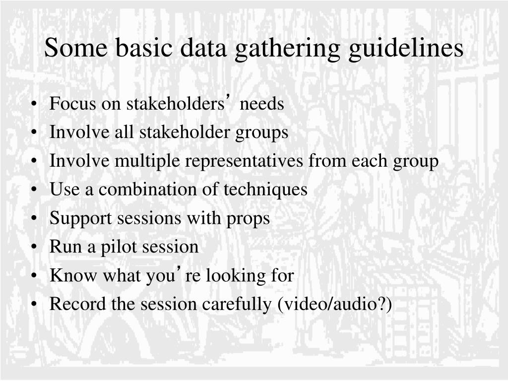 PPT Data Gathering PowerPoint Presentation, free download ID6348533