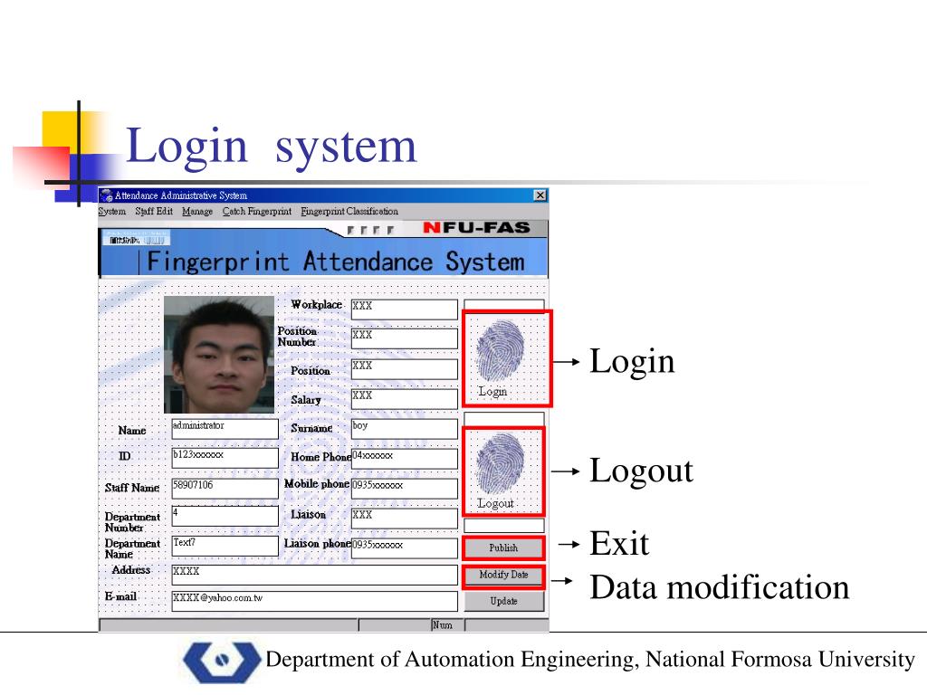 PPT Department of Automation Engineering National Formosa University