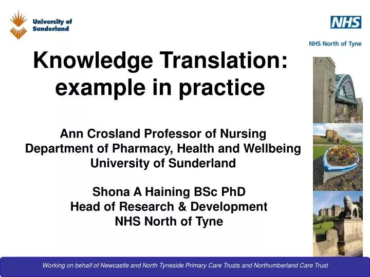 PPT Knowledge Translation example in practice PowerPoint Presentation ID6353458